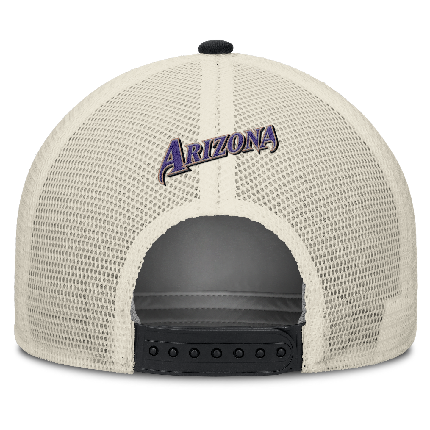 Arizona Diamondbacks Nike Rise Black Adjustable Snapback Trucker Hat Official Team Hat Sports Fan Cap