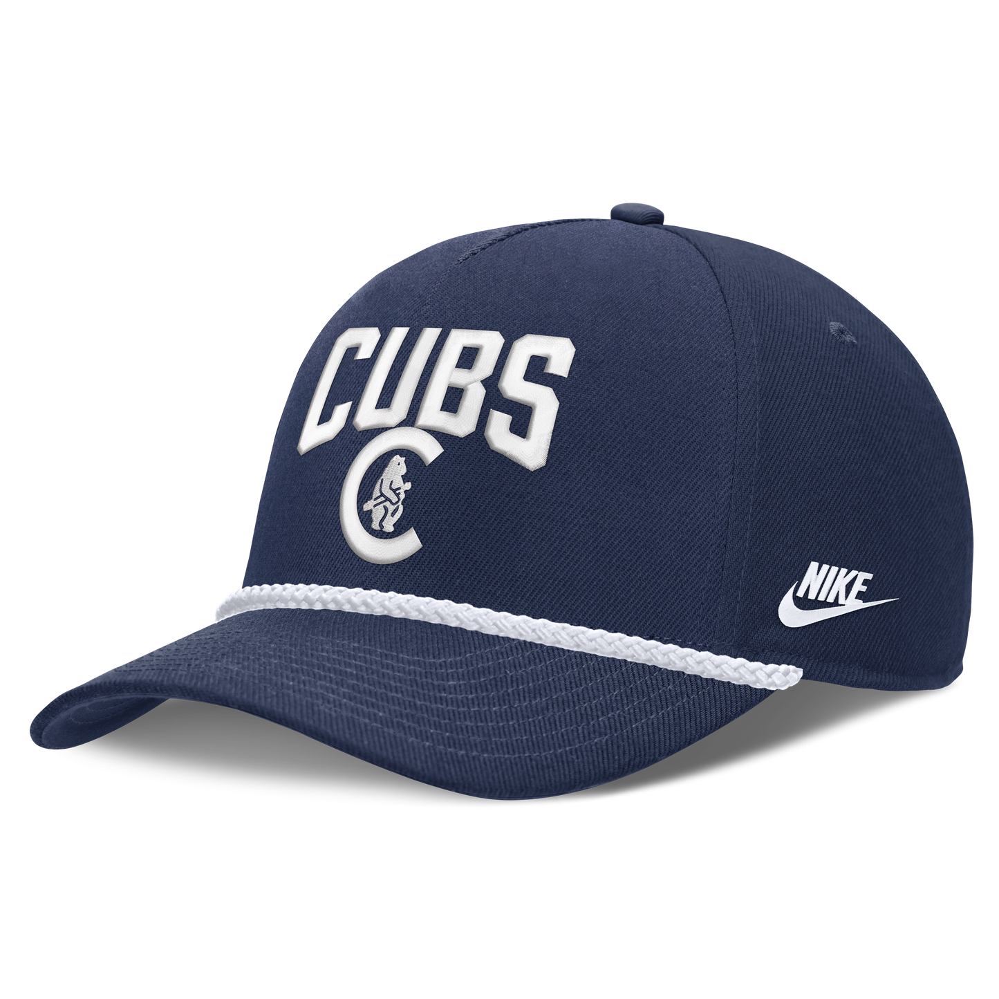 Chicago Cubs Nike Cooperstown Navy Blue Rise Adjustable Hat Official Team Hat Sports Fan Cap