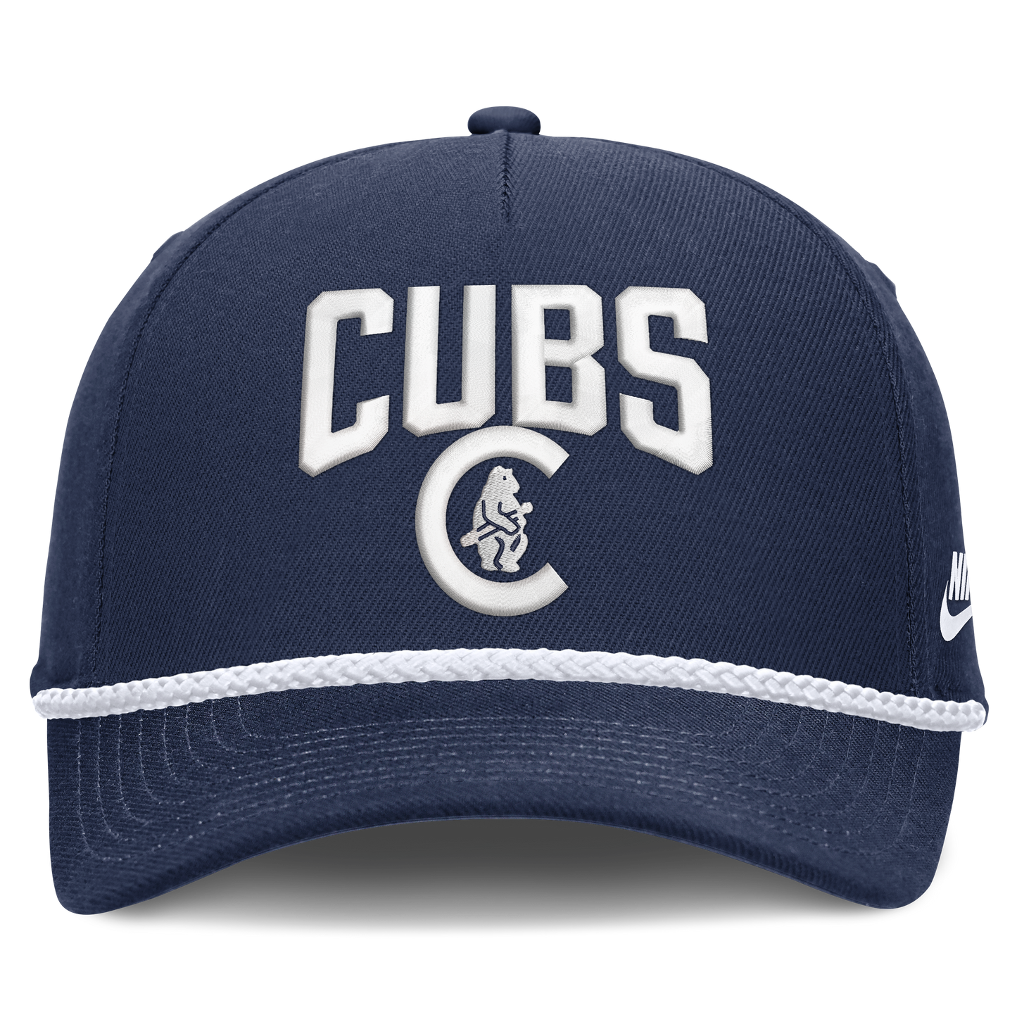 Chicago Cubs Nike Cooperstown Navy Blue Rise Adjustable Hat Official Team Hat Sports Fan Cap