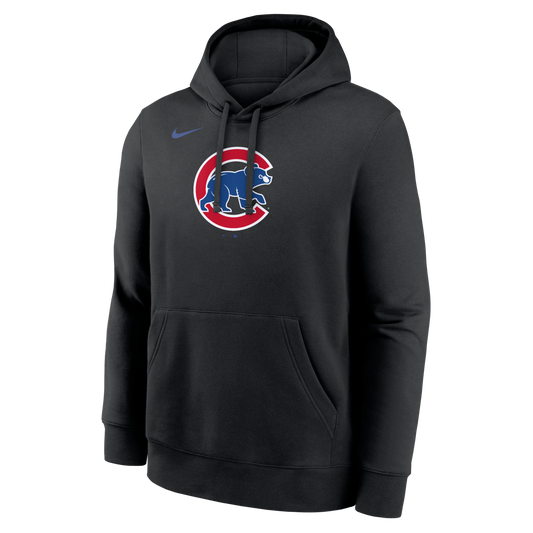 Mens Chicago Cubs Nike Catch Black Hoodie