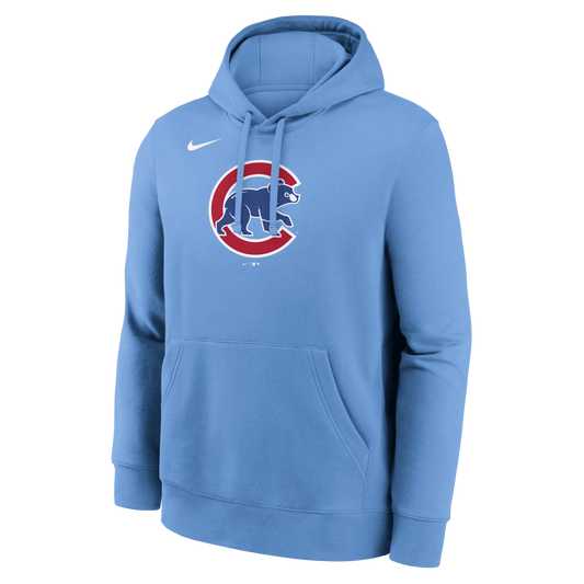 Mens Chicago Cubs Nike Inside Job Valor Blue Hoodie
