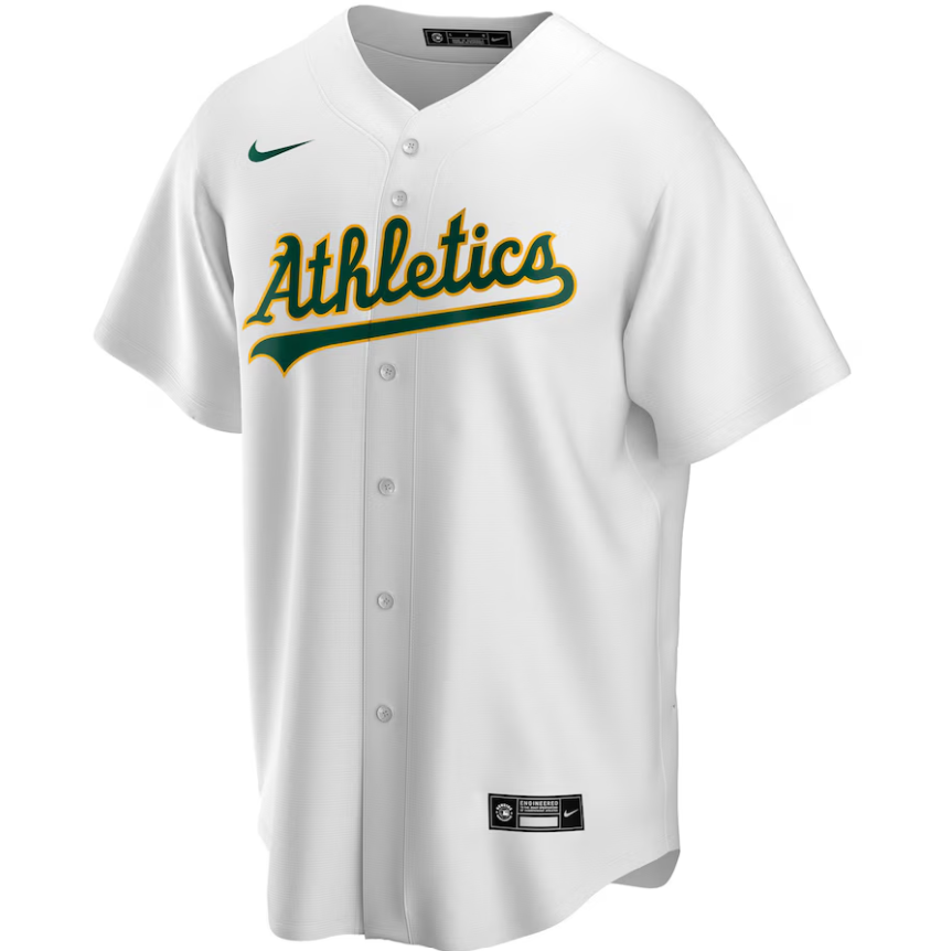 Nike - MLB Game Jersey - Oakland Athletics - Home Official Team Jersey Sports Fan Apparel