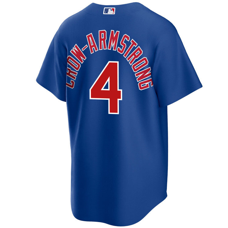 Youth Nike Pete Crow-Armstrong #4 Chicago Cubs Royal Alternate Replica Jersey Official Team Jersey Sports Fan Apparel