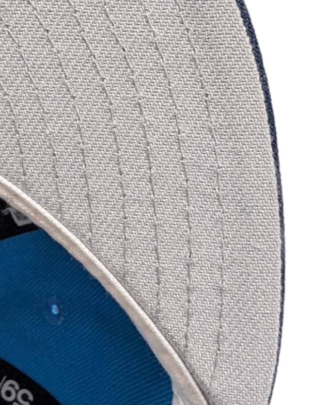 Seattle Mariners New Era 2 Tone Sunwash Ocean Blue Nirvana Nevermind Inspired 59FIFTY Fitted Hat Official Team Hat Sports Fan Cap