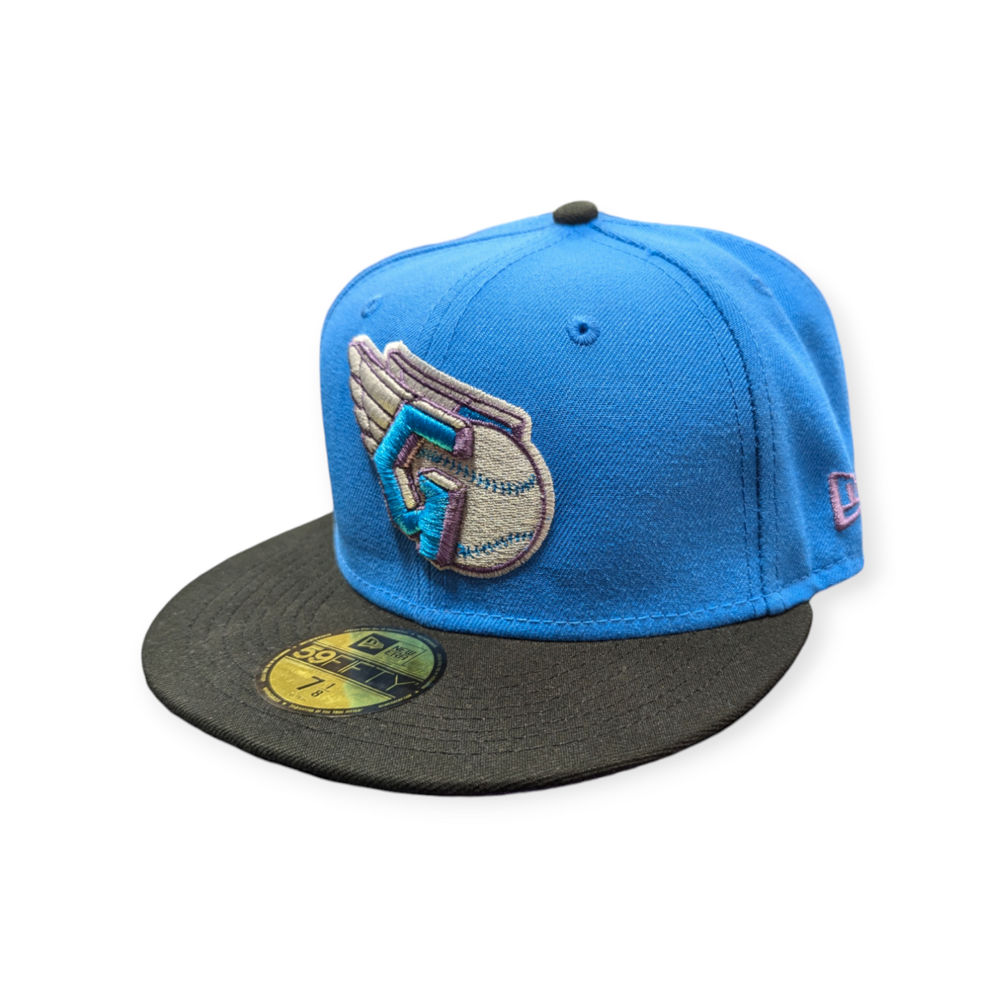 Cleveland Guardians Rock Pack NIN New Era 2 Tone 59FIFTY Fitted Hat Official Team Hat Sports Fan Cap