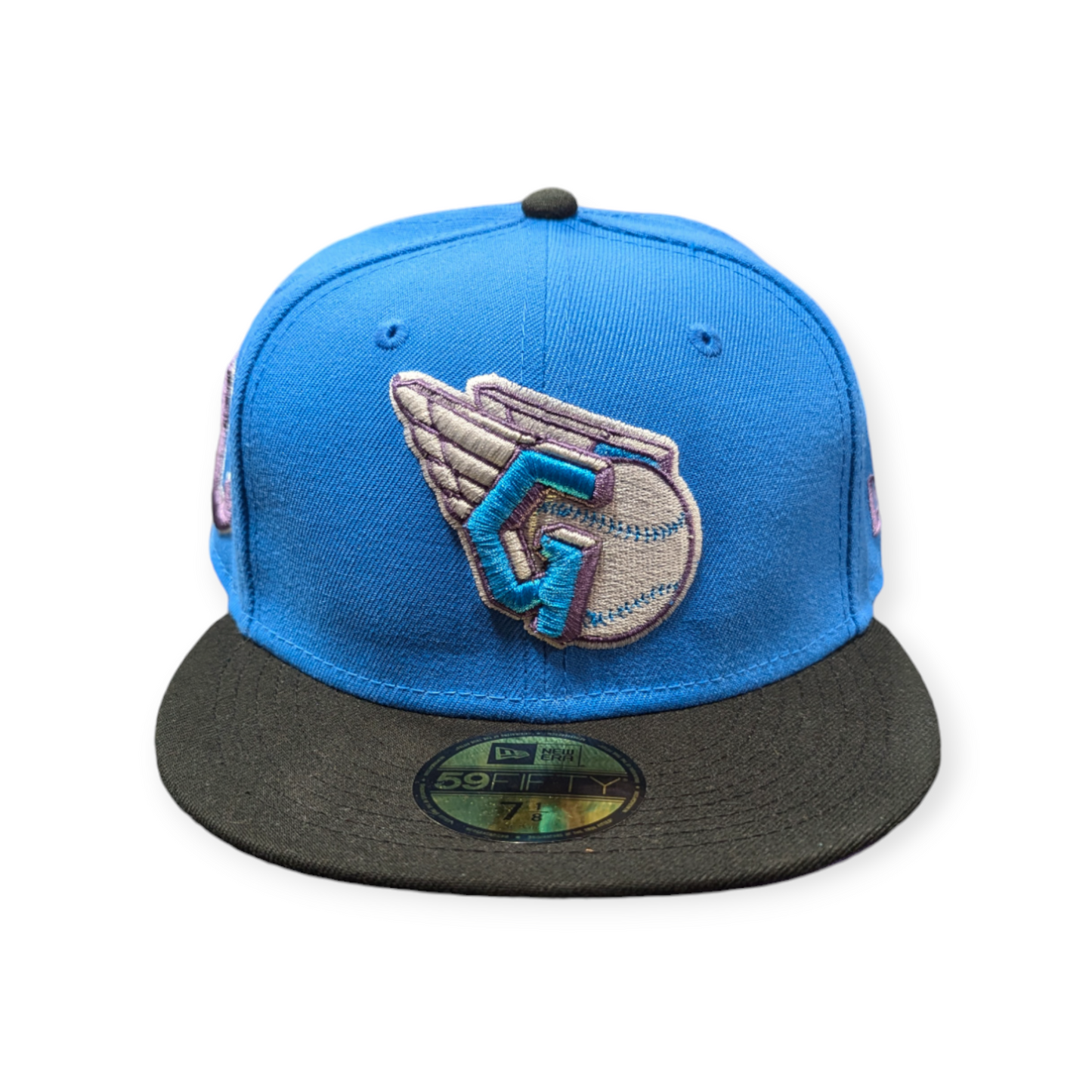 Cleveland Guardians Rock Pack NIN New Era 2 Tone 59FIFTY Fitted Hat Official Team Hat Sports Fan Cap