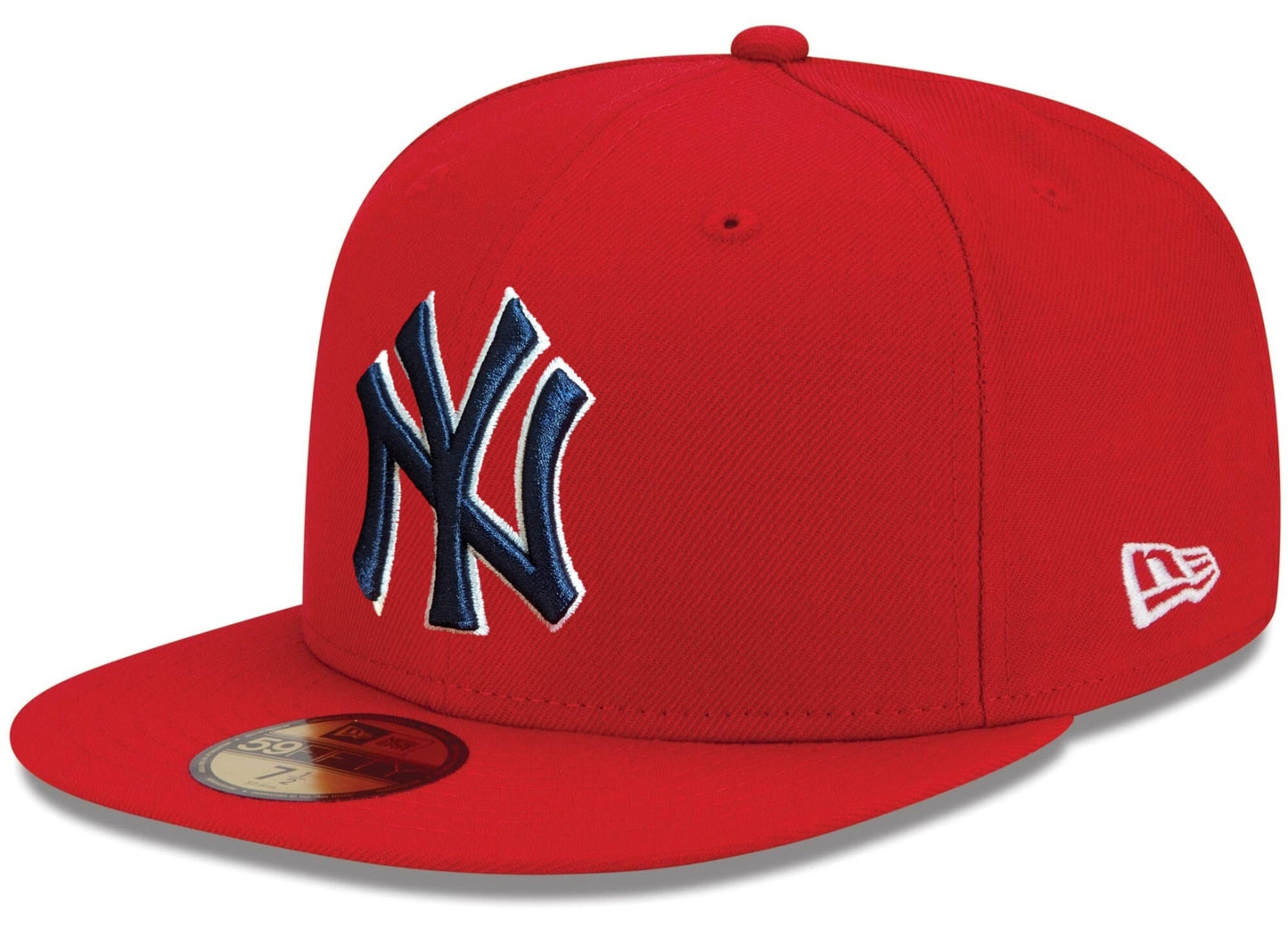 New York Yankees Red Durst 59FIFTY Fitted Hat Official Team Hat Sports Fan Cap
