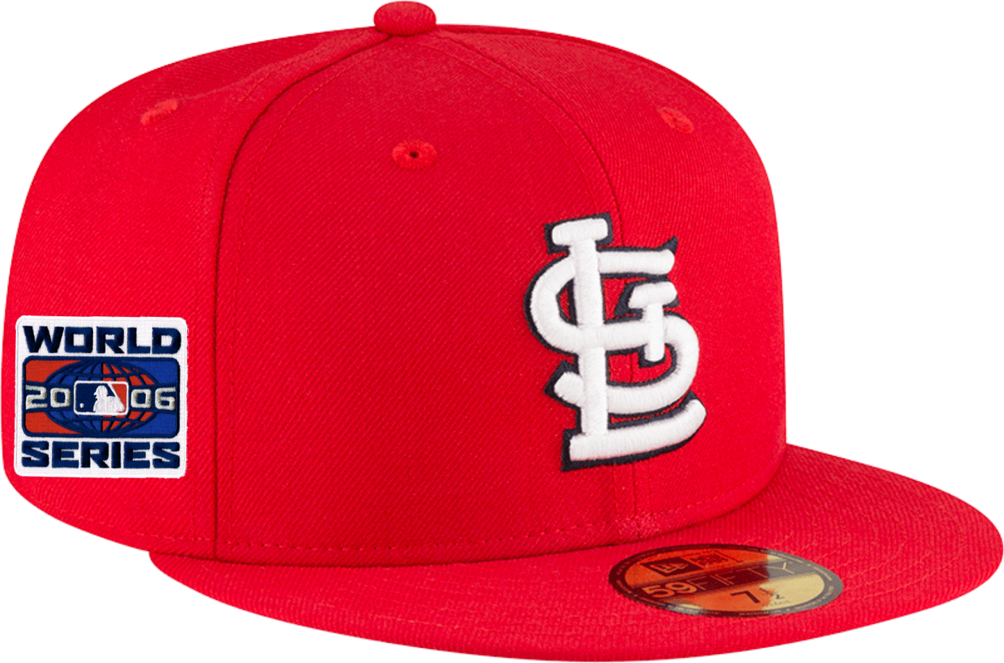 St. Louis Cardinals Classic 2006 World Series Red New Era 59Fifty Fitted Hat Official Team Hat Sports Fan Cap