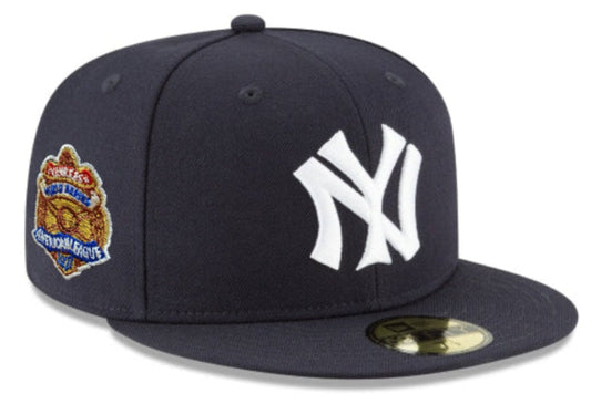 New York Yankees Navy 1927 World Series New Era 59FIFTY Fitted Hat Official Team Hat Sports Fan Cap