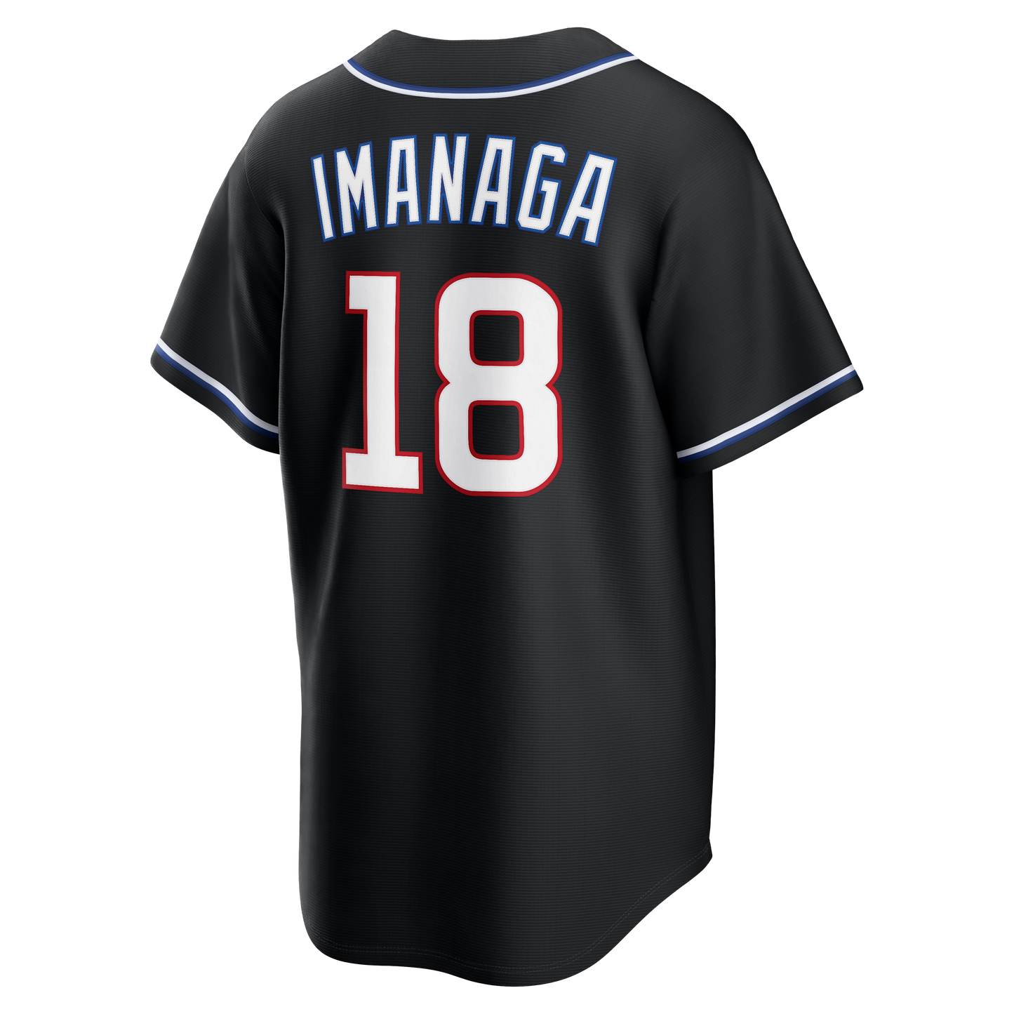 Men's Chicago Cubs Shota Imanaga Nike Black Carbon Replica Jersey Official Team Jersey Sports Fan Apparel