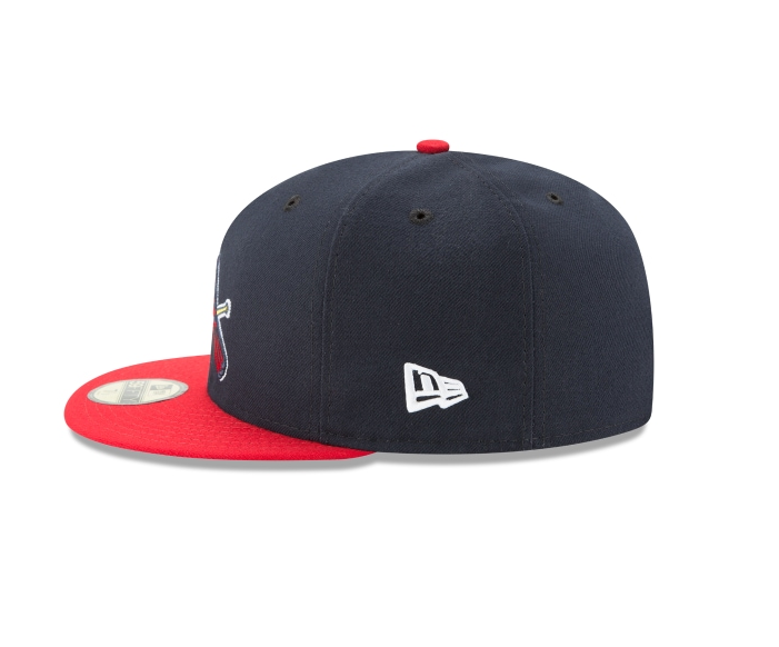 Men's St. Louis Cardinals New Era Navy/Red Game Authentic Collection Alternate 2 On-Field 59FIFTY Fitted Hat Official Team Hat Sports Fan Cap