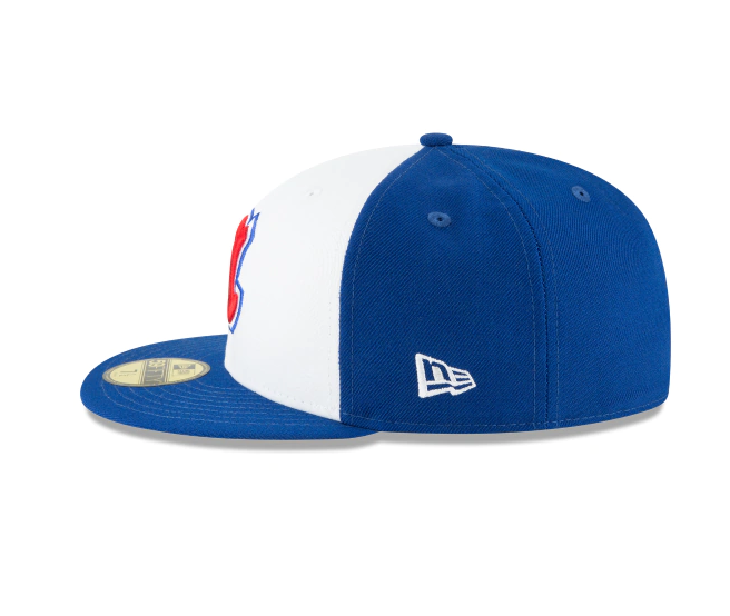 Men's Atlanta Braves Cooperstown Collection White/Royal 59Fifty Fitted Hat Official Team Hat Sports Fan Cap