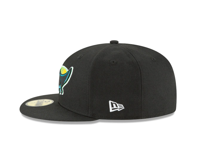 Men's Tampa Bay Devil Rays 1998 Cooperstown Collection Black 59Fifty Fitted Hat Official Team Hat Sports Fan Cap