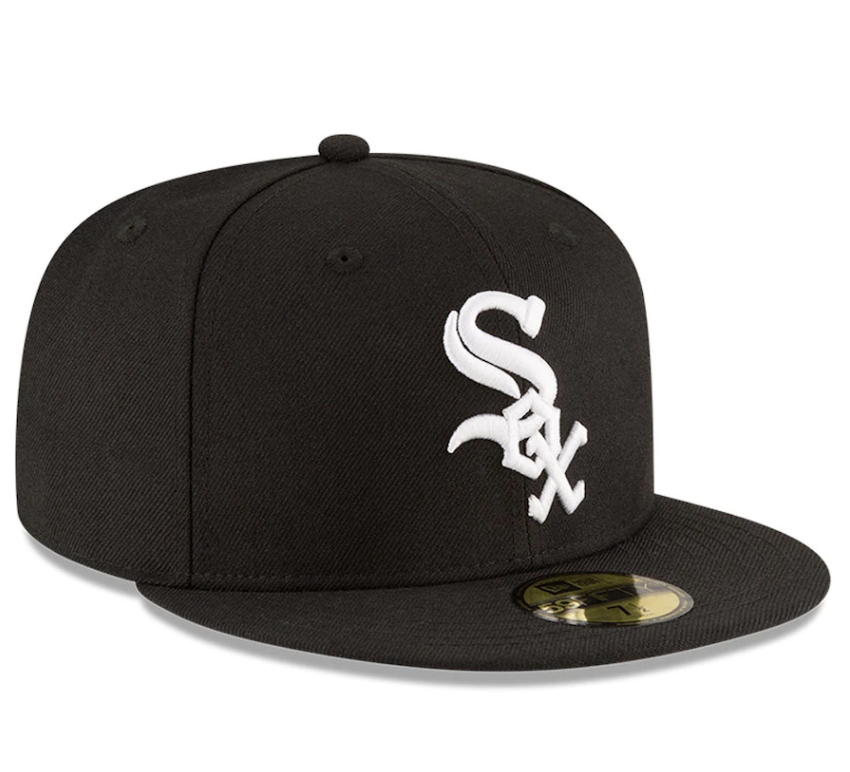 Chicago White Sox New Era 2005 World Series Wool 59FIFTY Fitted Hat - Black Official Team Hat Sports Fan Cap