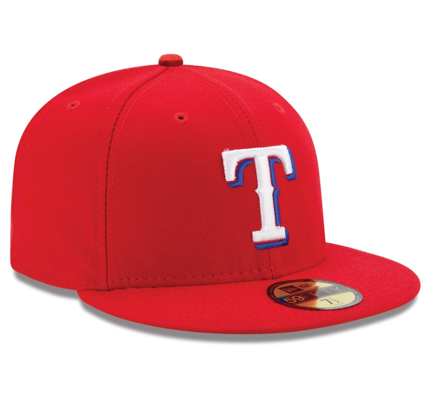 Men's Texas Rangers New Era Red Alternate Authentic Collection On-Field 59FIFTY Fitted Hat Official Team Hat Sports Fan Cap