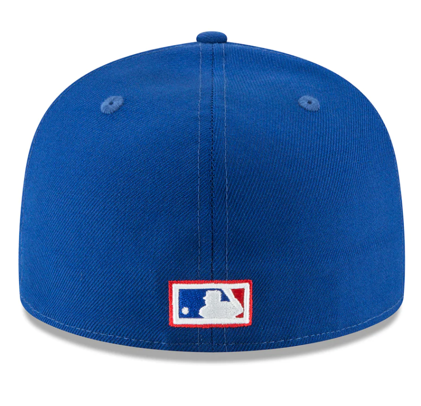 Men's Texas Rangers New Era Blue Cooperstown Collection Wool 59FIFTY Fitted Hat Official Team Hat Sports Fan Cap