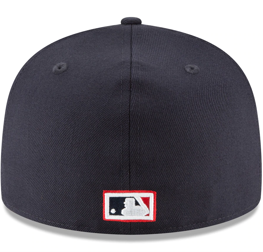 Men's Cleveland Guardians New Era Navy Cooperstown Collection Wool 59FIFTY Fitted Hat Official Team Hat Sports Fan Cap