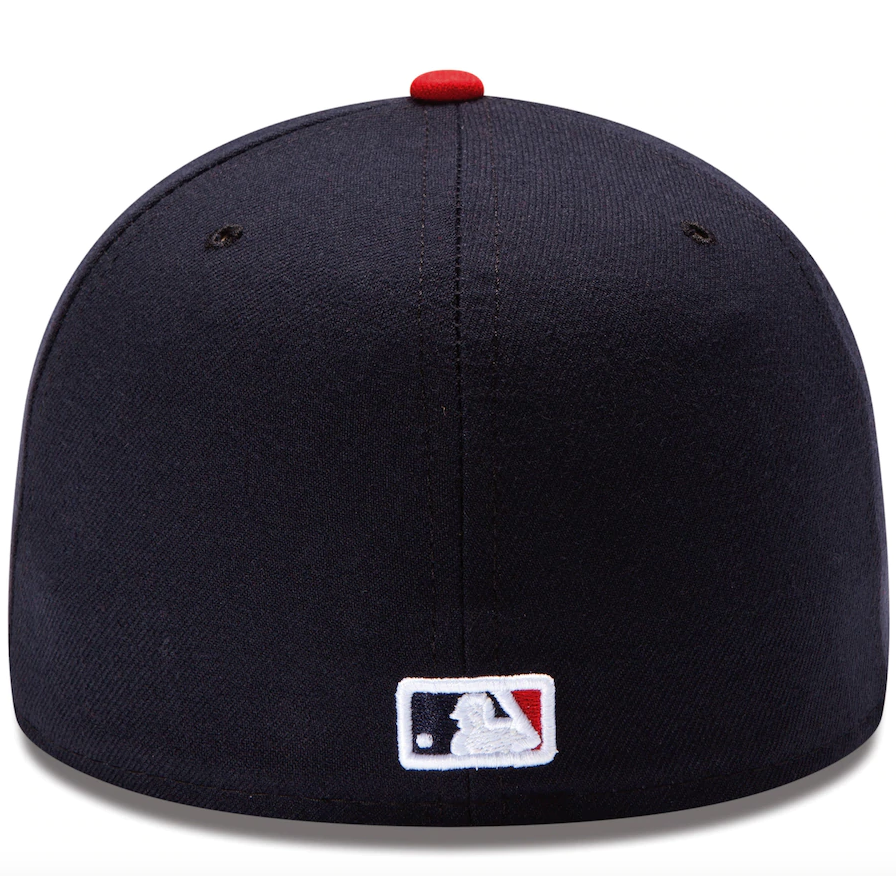 Men's Atlanta Braves New Era Navy/Red Home Authentic Collection On-Field 59FIFTY Fitted Hat Official Team Hat Sports Fan Cap