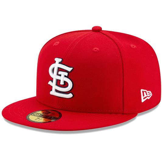 Men's St. Louis Cardinals New Era Red Authentic Collection On-Field 59FIFTY Fitted Hat Official Team Hat Sports Fan Cap