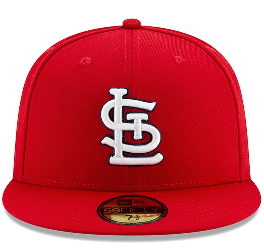 Men's St. Louis Cardinals New Era Red Authentic Collection On-Field 59FIFTY Fitted Hat Official Team Hat Sports Fan Cap