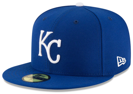 Men's Kansas City Royals New Era Royal Game Authentic Collection On-Field 59FIFTY Fitted Hat Official Team Hat Sports Fan Cap
