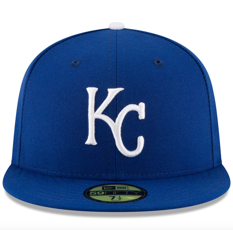 Men's Kansas City Royals New Era Royal Game Authentic Collection On-Field 59FIFTY Fitted Hat Official Team Hat Sports Fan Cap