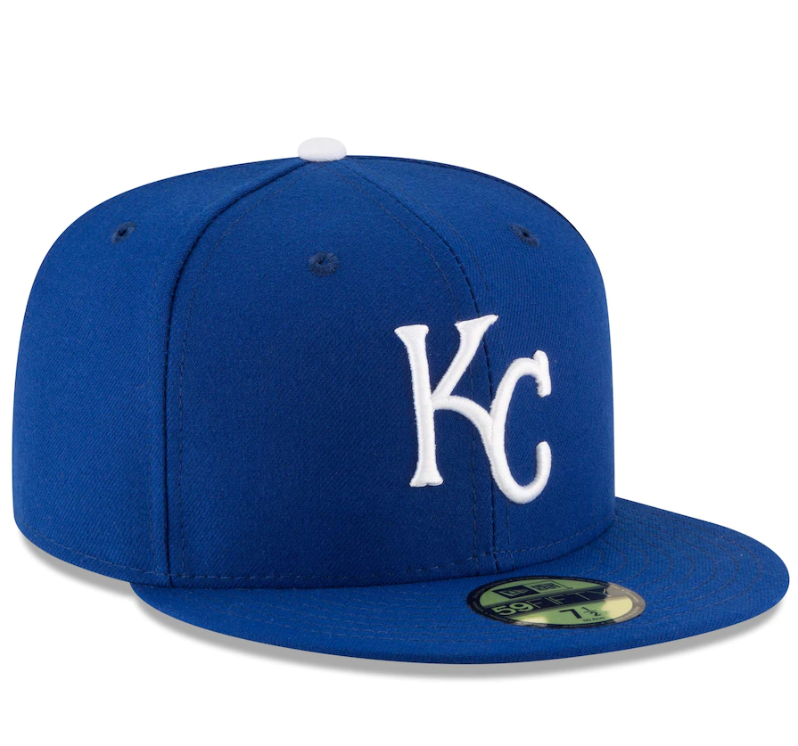 Men's Kansas City Royals New Era Royal Game Authentic Collection On-Field 59FIFTY Fitted Hat Official Team Hat Sports Fan Cap