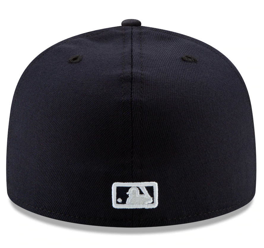 Men's Detroit Tigers New Era Navy Home Authentic Collection On-Field Logo 59FIFTY Fitted Hat Official Team Hat Sports Fan Cap