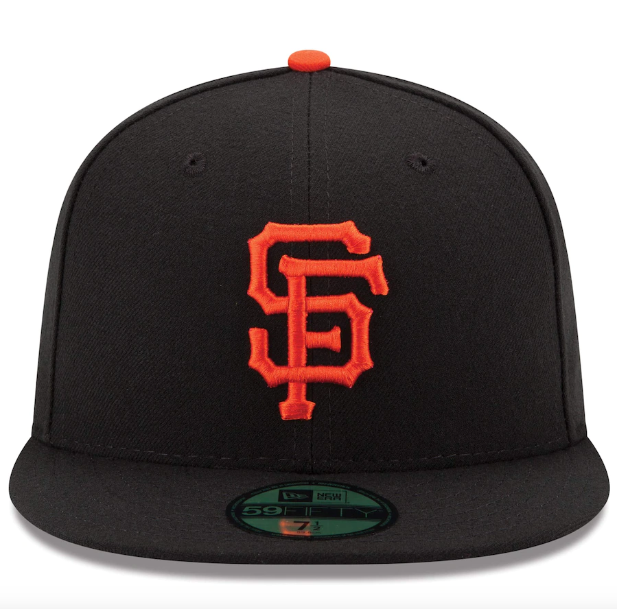 Men's San Francisco Giants New Era Black Game Authentic Collection On-Field 59FIFTY Fitted Hat Official Team Hat Sports Fan Cap