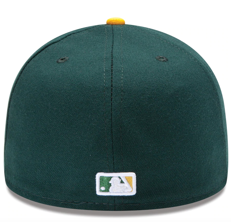 Men's Athletics New Era Green/Yellow Home Authentic Collection On-Field 59FIFTY Fitted Hat Official Team Hat Sports Fan Cap