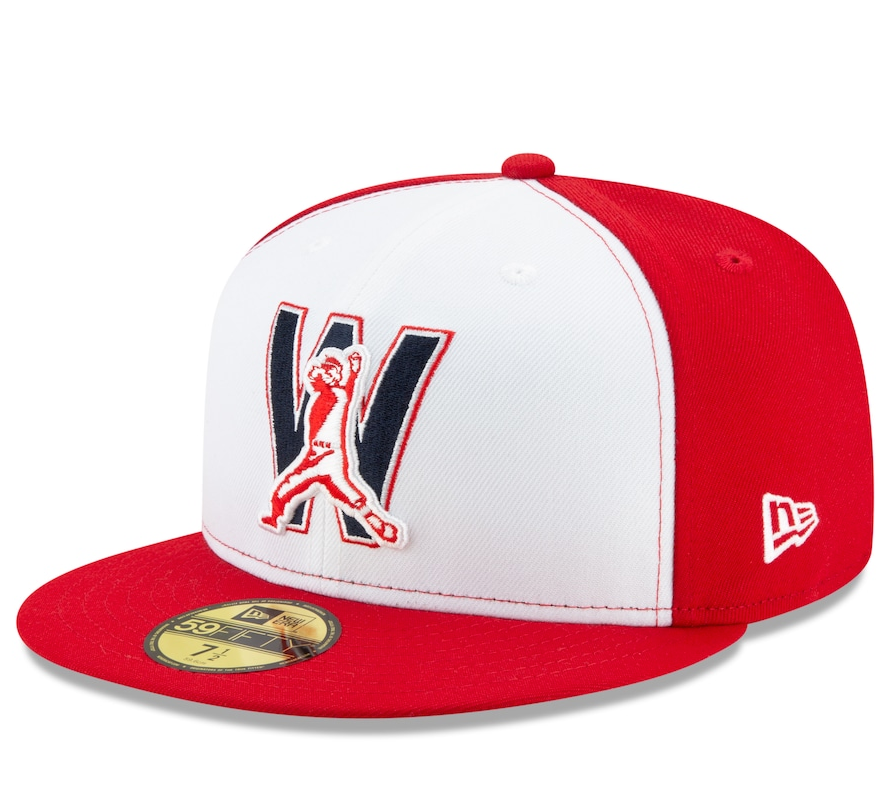 Men's Washington Nationals New Era White Alternate 4 Authentic Collection On-Field 59FIFTY Fitted Hat Official Team Hat Sports Fan Cap