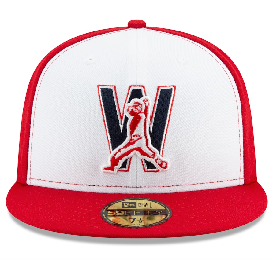 Men's Washington Nationals New Era White Alternate 4 Authentic Collection On-Field 59FIFTY Fitted Hat Official Team Hat Sports Fan Cap