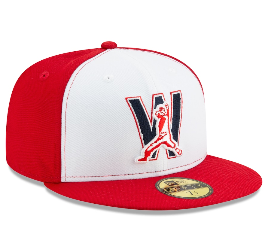 Men's Washington Nationals New Era White Alternate 4 Authentic Collection On-Field 59FIFTY Fitted Hat Official Team Hat Sports Fan Cap