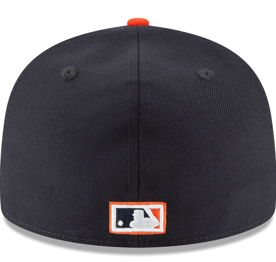 Men's Detroit Tigers New Era Navy Cooperstown Collection Wool 59FIFTY Fitted Hat Official Team Hat Sports Fan Cap