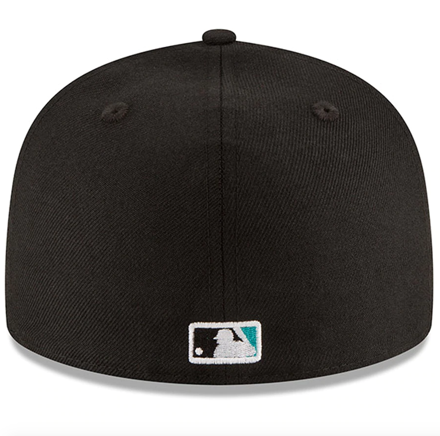 Men's Florida Marlins New Era Black 1997 World Series Wool 59FIFTY Fitted Hat Official Team Hat Sports Fan Cap