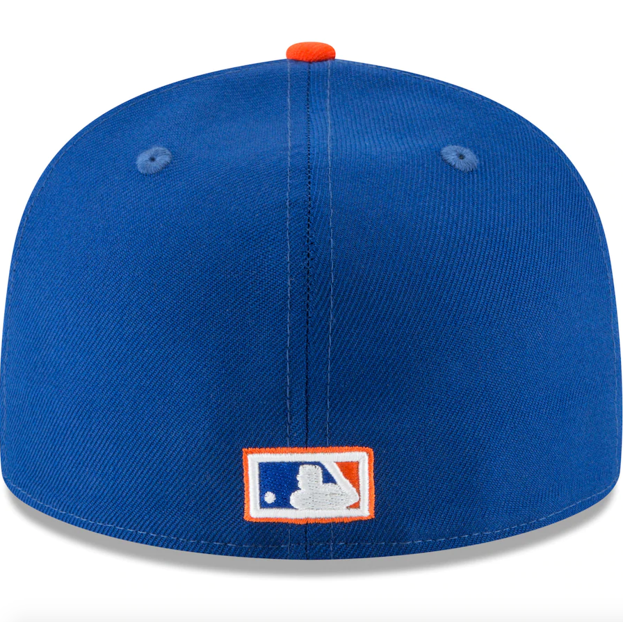 Men's New York Mets New Era Blue 1962 Cooperstown Collection Wool 59FIFTY Fitted Hat Official Team Hat Sports Fan Cap