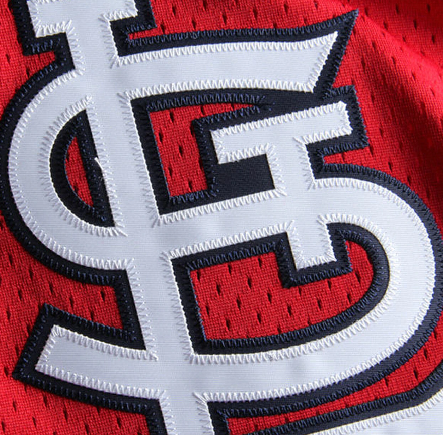 Men's Mitchell & Ness Ozzie Smith 1996 St. Louis Cardinals Batting Practice Cooperstown Jersey Official Team Jersey Sports Fan Apparel