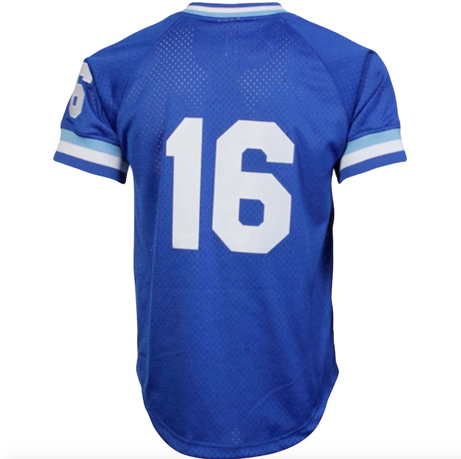 Men's Mitchell & Ness Authentic Replica Bo Jackson Kansas City Royals 1989 Blue Mesh Batting Practice Jersey Official Team Jersey Sports Fan Apparel