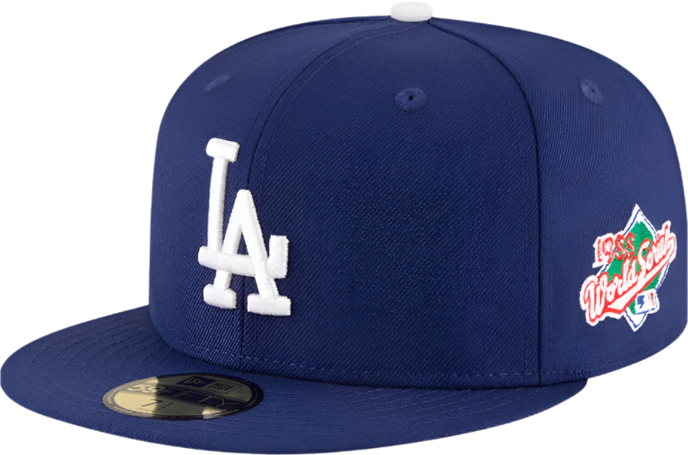Los Angeles Dodgers New Era 1988 World Series Wool 59FIFTY Fitted Hat - Royal Blue Official Team Hat Sports Fan Cap