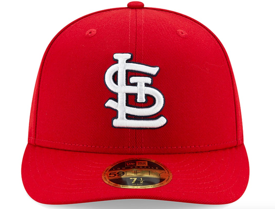 Men's St. Louis Cardinals New Era Red Low Profile Authentic Collection On-Field 59FIFTY Fitted Hat Official Team Hat Sports Fan Cap