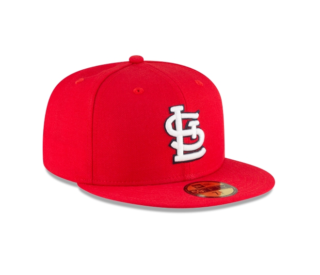 St. Louis Cardinals New Era 2006 World Series Wool 59FIFTY Fitted Hat - Red Official Team Hat Sports Fan Cap