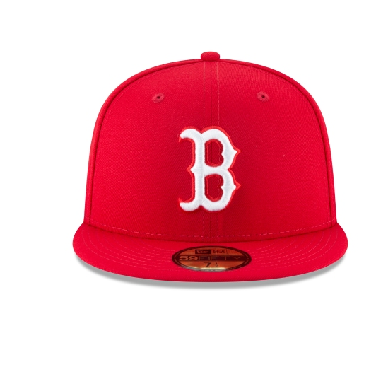 Men's Boston Red Sox New Era Red 59FIFTY Hat Official Team Hat Sports Fan Cap
