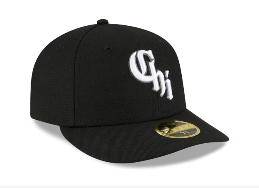 Chicago White Sox New Era Black City Connect Low Profile 59FIFTY Fitted Hat Official Team Hat Sports Fan Cap