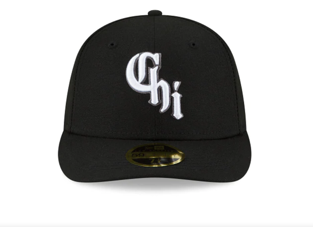 Chicago White Sox New Era Black City Connect Low Profile 59FIFTY Fitted Hat Official Team Hat Sports Fan Cap