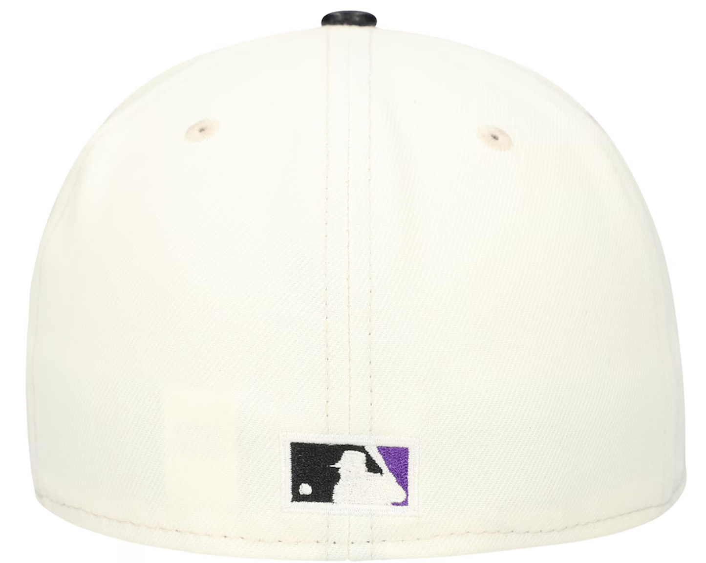 Tampa Bay Devil Rays Cooperstown Collection Cream/Black Leather Visor New Era 59FIFTY Fitted Hat Official Team Hat Sports Fan Cap