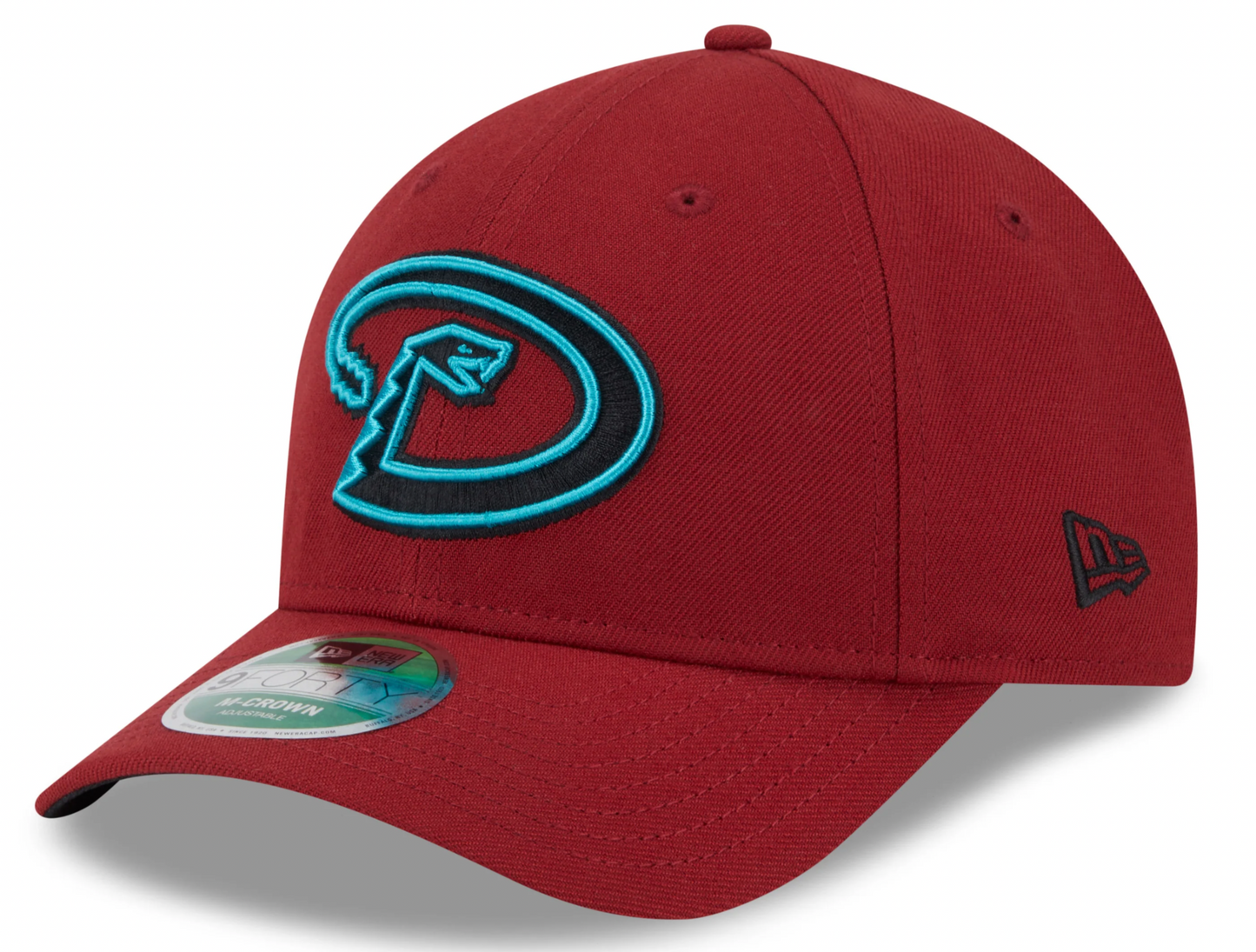 Arizona Diamondbacks Red Alternate New Era Player Replica M-Crown 9FORTY Adjustable Hat Official Team Hat Sports Fan Cap