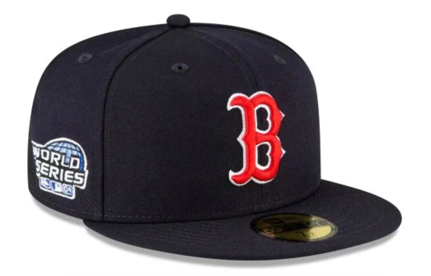 Boston Red Sox Navy Classic 2004 World Series New Era 59Fifty Fitted Hat Official Team Hat Sports Fan Cap