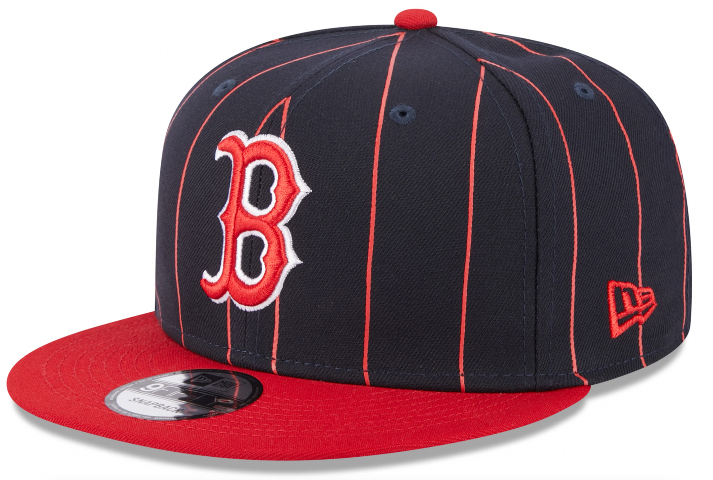 Boston Red Sox Navy/Red Vintage New Era 9FIFTY Snapback Hat Official Team Hat Sports Fan Cap