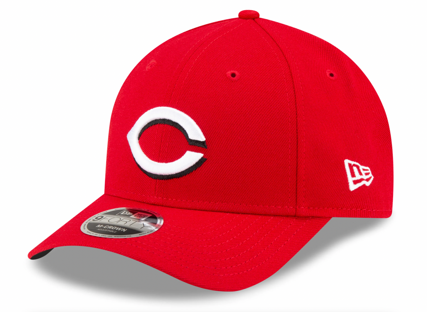 Cincinnati Reds New Era Red Player Replica M-Crown 9FORTY Adjustable Hat Official Team Hat Sports Fan Cap