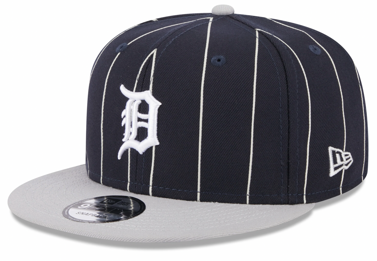 Detroit Tigers Navy/Gray Vintage New Era 9FIFTY Snapback Hat Official Team Hat Sports Fan Cap